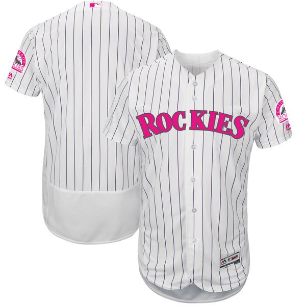 Men's Colorado Rockies Flex Base Custom Jersey MLBC0121